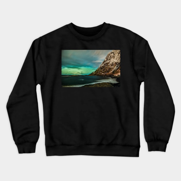 A Hint of the Aurora Crewneck Sweatshirt by krepsher